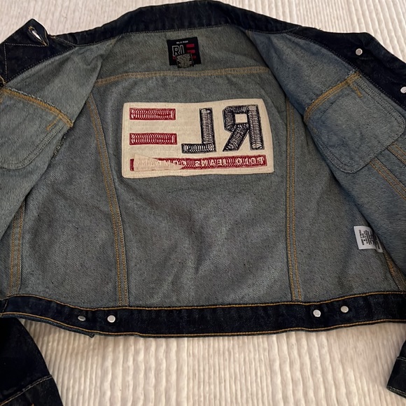 Ralph Lauren Polo Denim Jean Jacket with patch size Medium - Picture 9 of 9